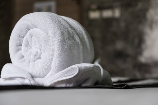 istock Towel in the hotel 916822280