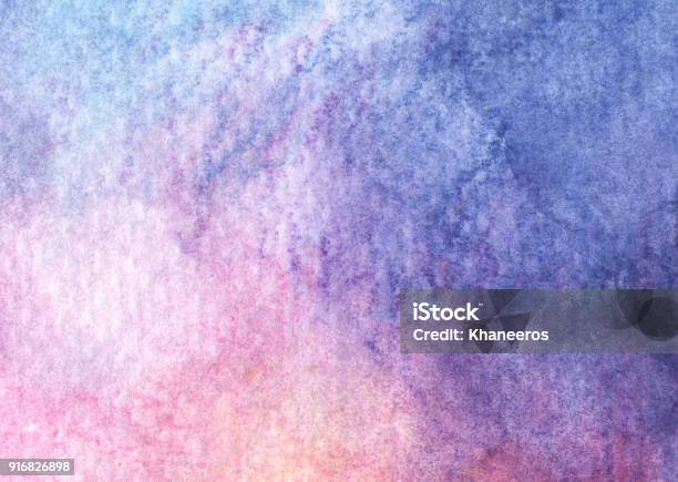 Abstract Hand Drawn Watercolor Background Grunge Texture For Cards And Flyers Design Stock Illustration - Download Image Now