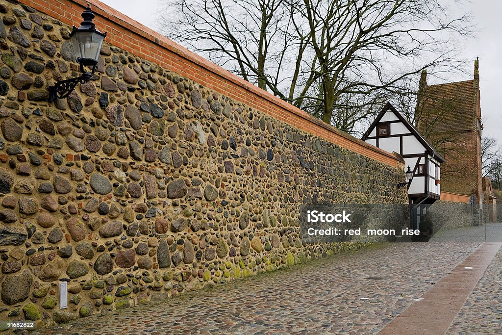 Historische townwall in Deutschland - Lizenzfrei Mecklenburger Seenplatte Stock-Foto