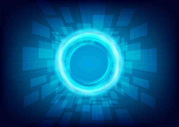 istock Abstract futuristic data and modern management of technology that can use for business presentation. 916835900