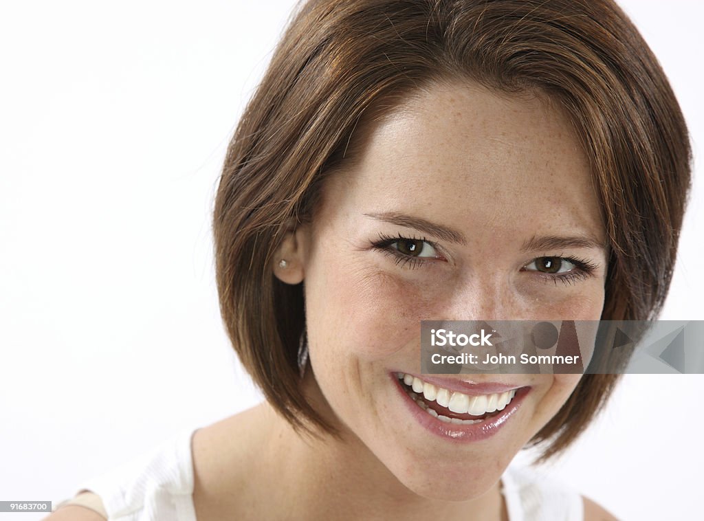 Süße Redhead. Portrait - Lizenzfrei Sommersprosse Stock-Foto