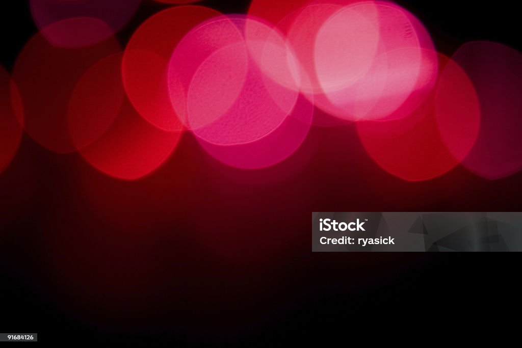 Vermelho e rosa turva Bokeh luzes em cima de fundo - Royalty-free Luz de Palco Foto de stock