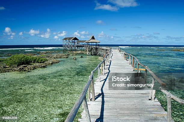 Siargao Island Surf Break Reef Philippines Stock Photo - Download Image Now - Siargao, Island, Tropical Climate