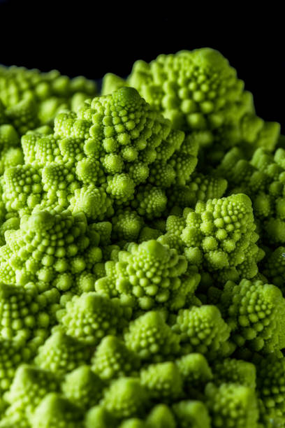 istock Closeup of fresh romanesco cauliflower 916844776