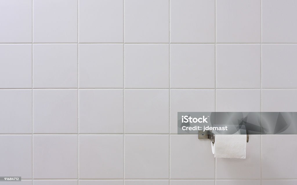 Toilet paper  Wall - Building Feature Stock Photo