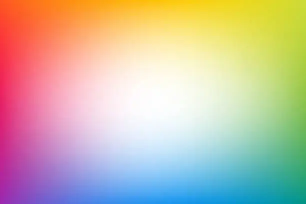 Vector illustration of Rainbow blurred abstract vector background