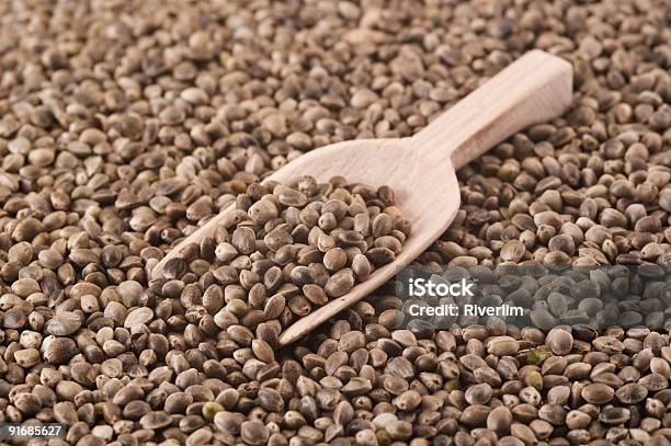 Hemp Seeds Stock Photo - Download Image Now - Brown, Cereal Plant, Close-up