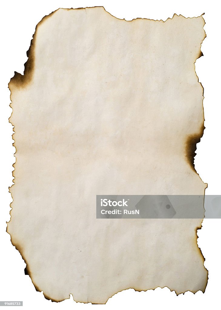 old burnt paper  Paper Stock Photo