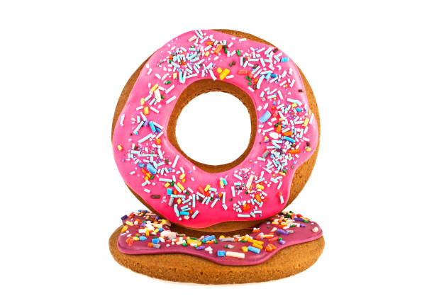istock Sprinkled gingerbread isolated on a white background 916858560