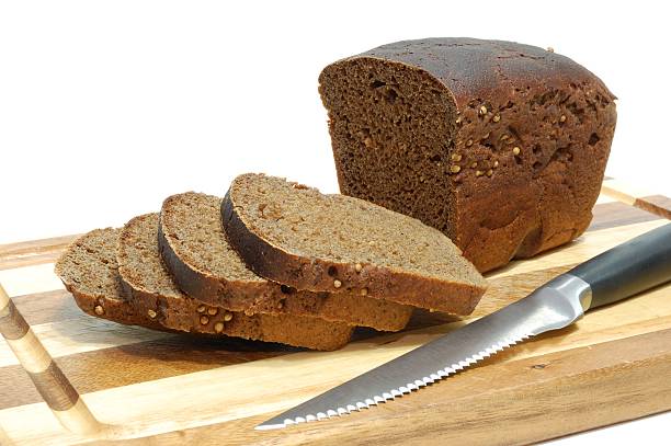 istock Loaf of sliced grain bread 91685999