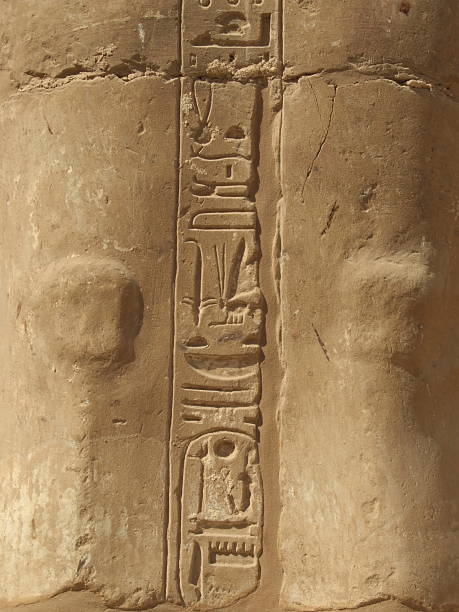 istock Ancient hieroglyphs in Karnak temple from Luxor 91686024