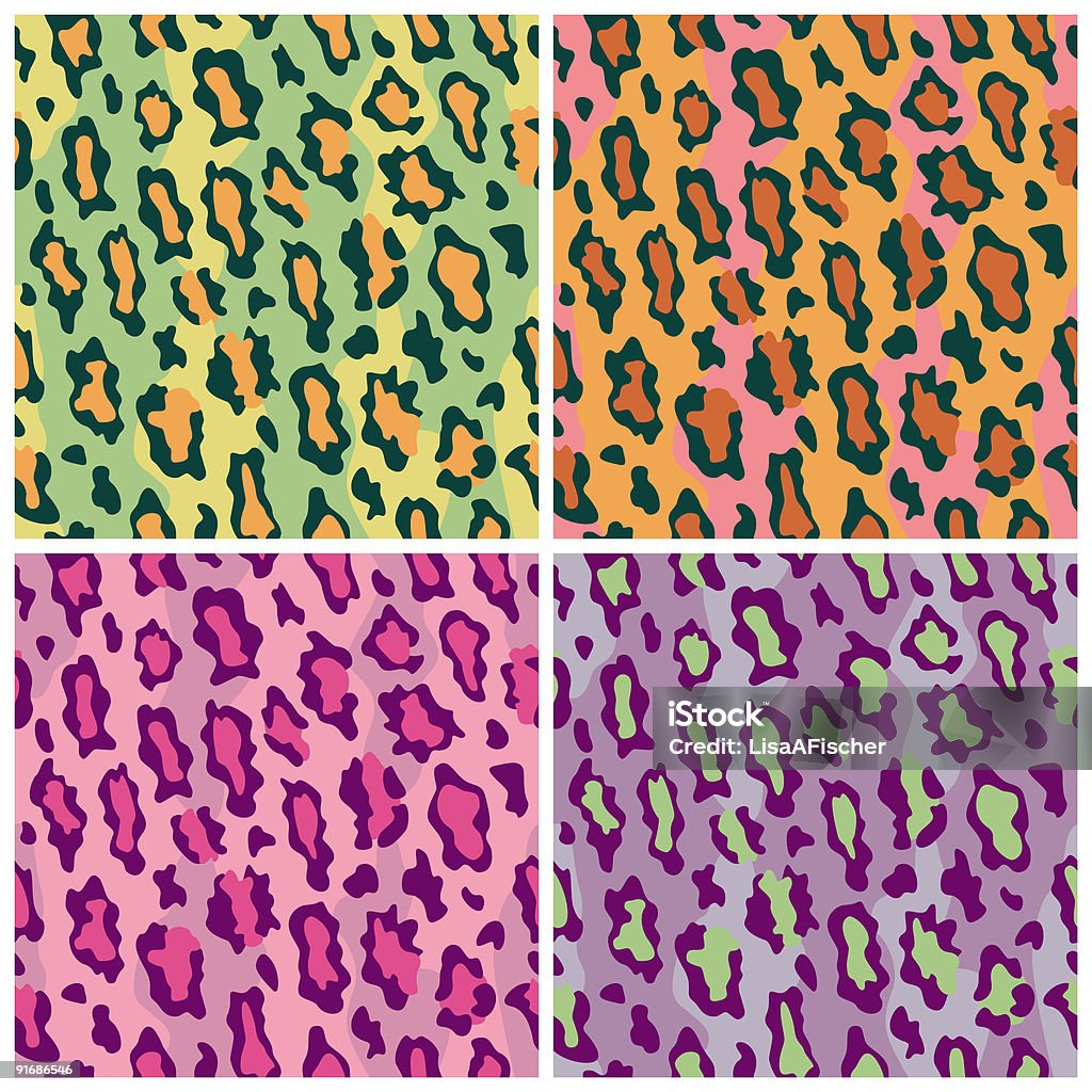 Manchas de leopardo patrón de Wild - Ilustración de stock de Abstracto libre de derechos