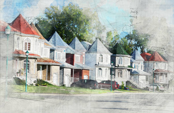 istock Grunge Residential Area 916866856