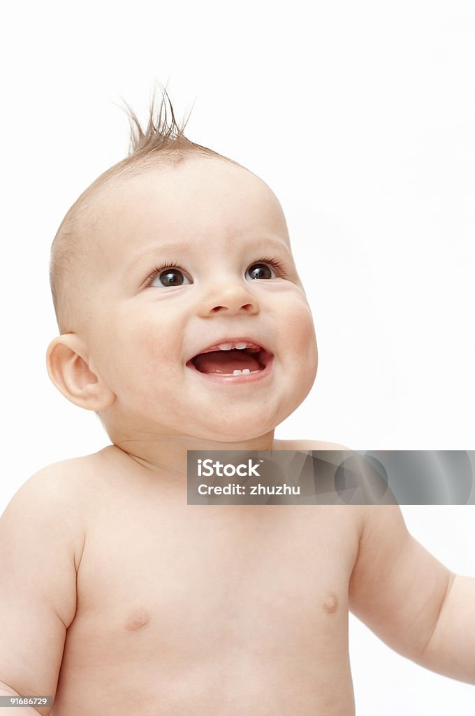 Sonriente bebé - Foto de stock de Alegre libre de derechos