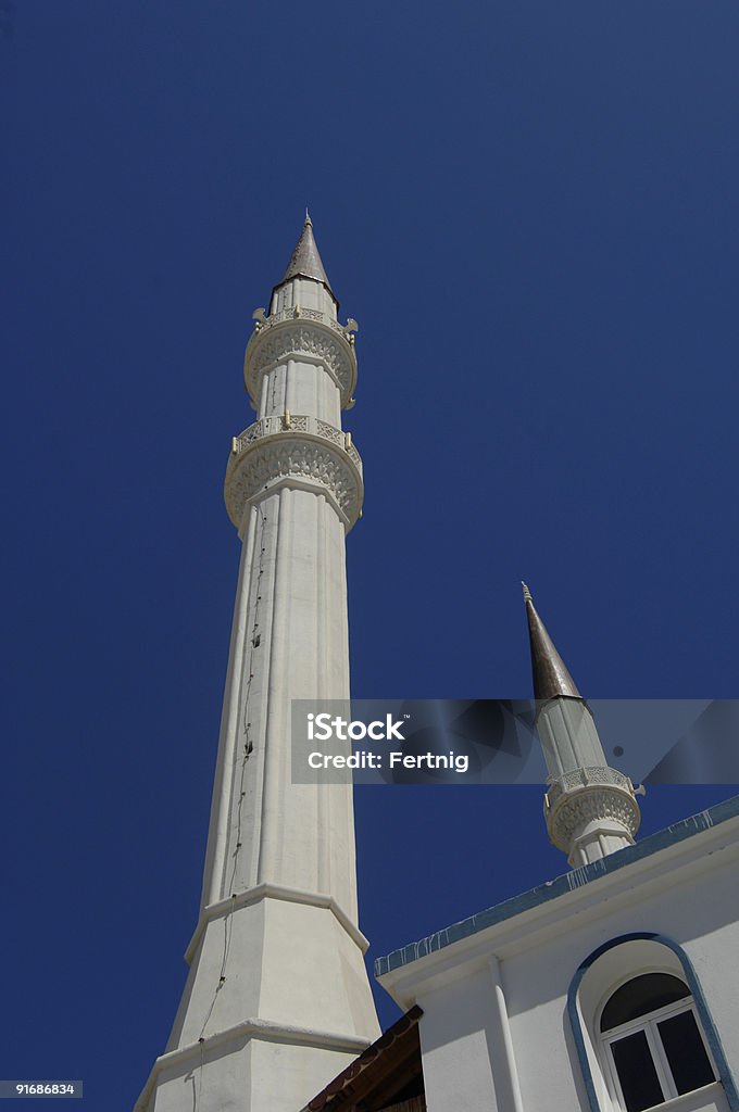 Moschea Minareto - Foto stock royalty-free di Ambientazione esterna
