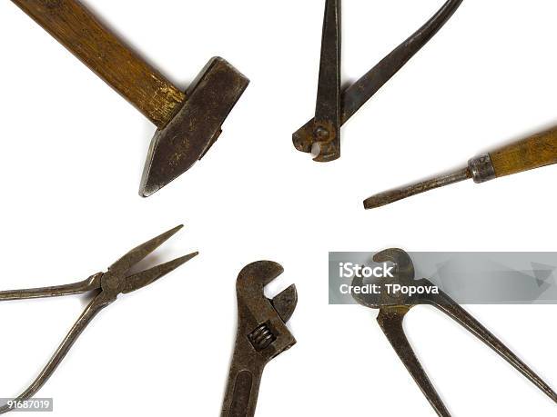 Alter Diy Tools Stockfoto und mehr Bilder von Alt - Alt, Alter Erwachsener, Altertümlich