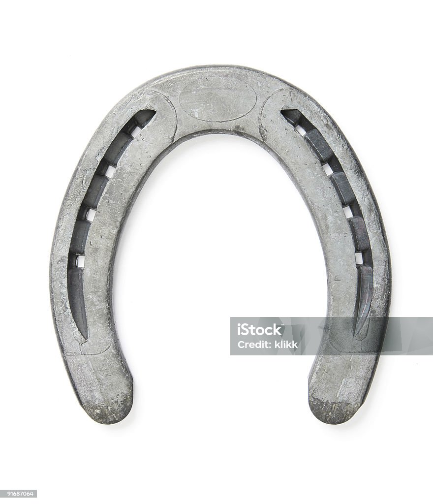 Lucky horseshoe aislado - Foto de stock de Herradura libre de derechos