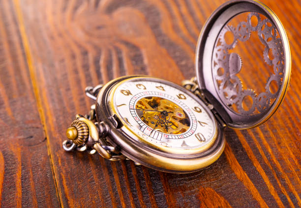 istock Image of an elegant antique pocket watch 916873690