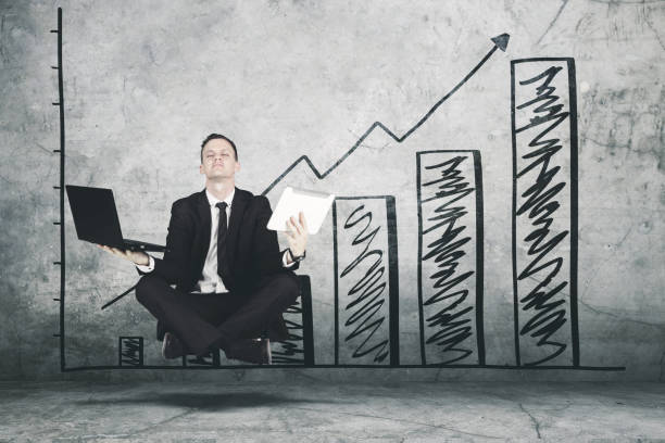 istock caucasian businessman floating 916874220