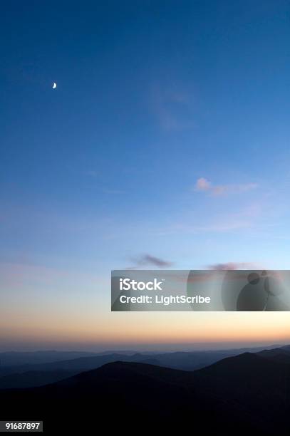 Montanha Sunset - Fotografias de stock e mais imagens de Carolina do Norte - Estado dos EUA - Carolina do Norte - Estado dos EUA, Carolina do Sul, Laranja - Cores