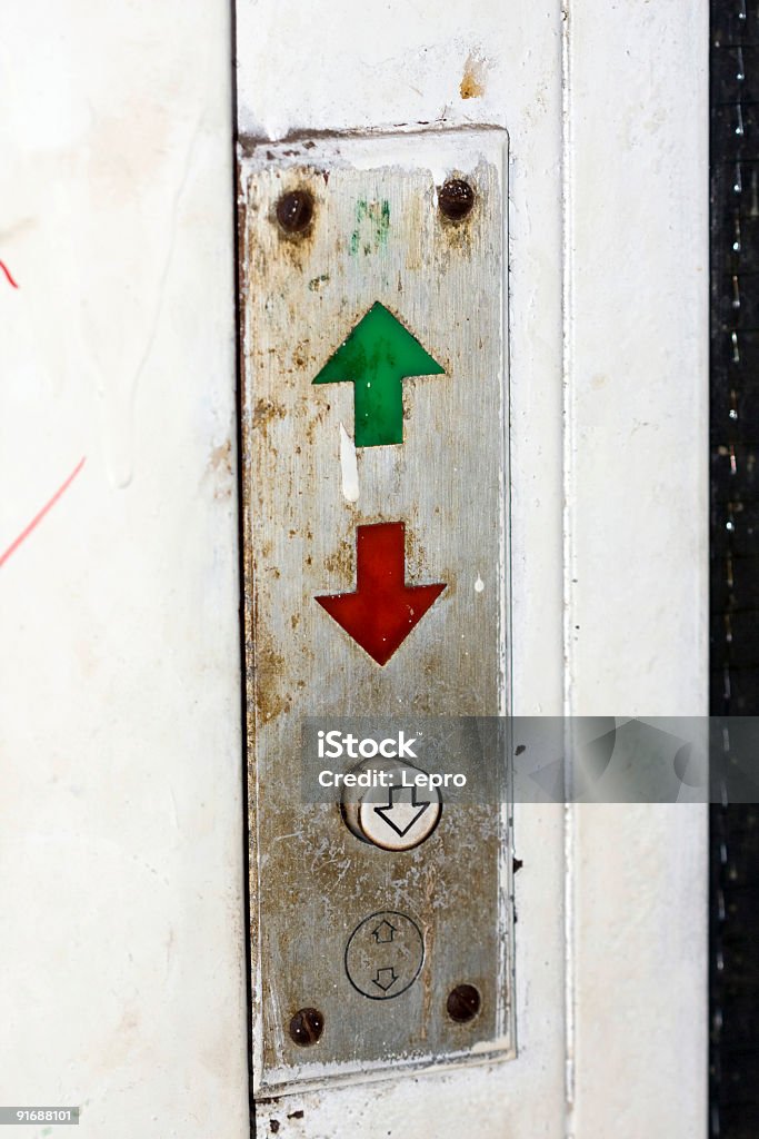 Elevator button  Arrow Symbol Stock Photo