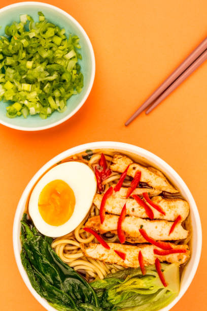 istock Japanese Style Chilli Chicken Ramen Soup or Broth 916881722