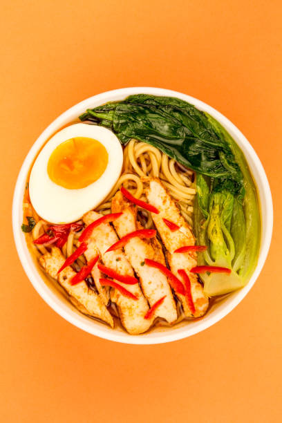 istock Japanese Style Chilli Chicken Ramen Soup or Broth 916881730