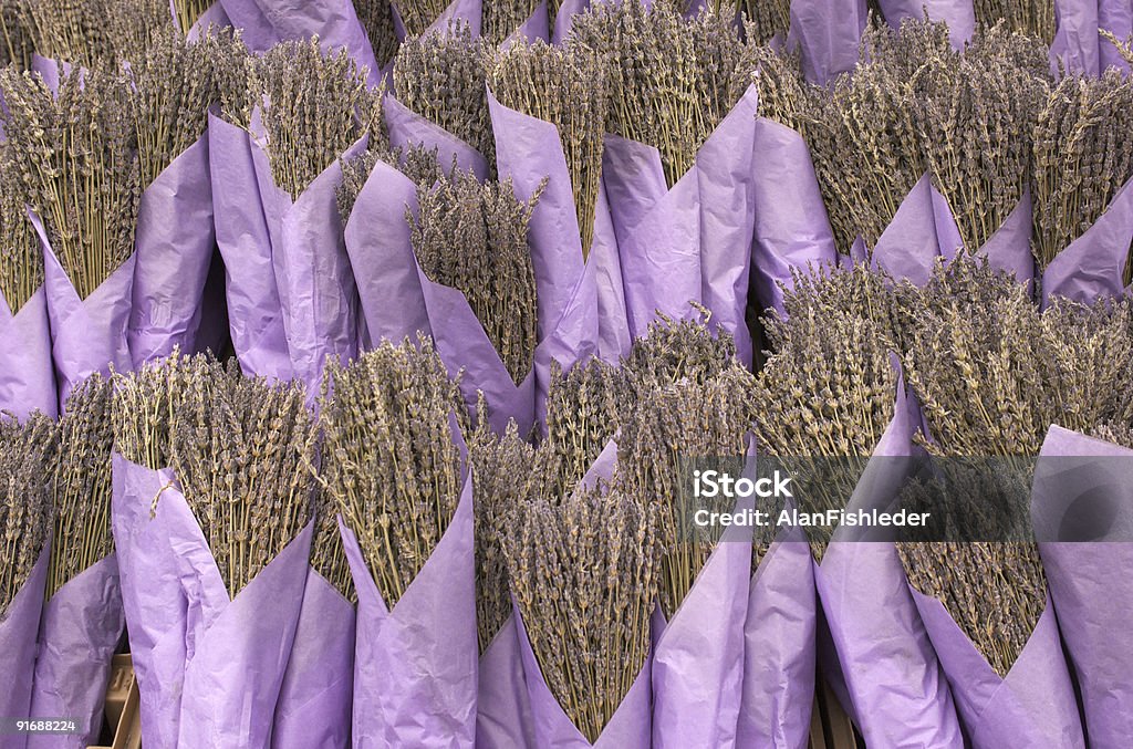 Ramos de lavanda - Foto de stock de Mercado de Productos de Granja libre de derechos