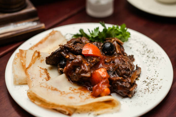 istock crepe with fried chichken liver 916884632