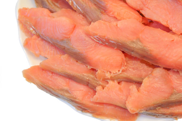 czerwona ryba - chinook salmon zdjęcia i obrazy z banku zdjęć