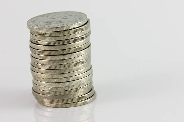 Stack of Coins stock photo