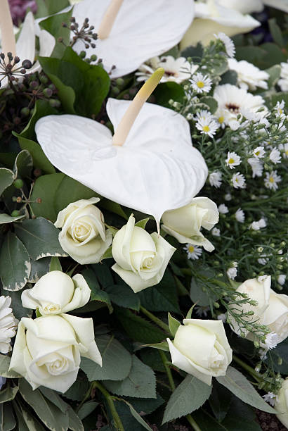 Beautiful White Bouquet stock photo