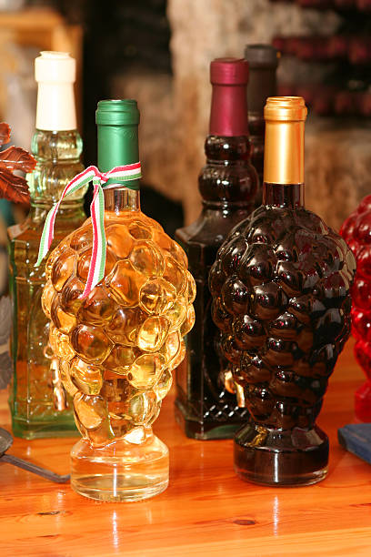 istock Bottles of hungarian wine 91689977