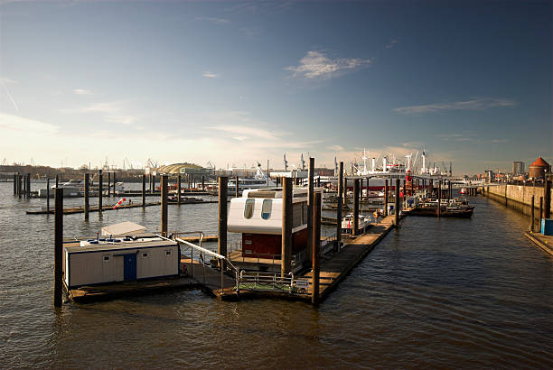 House-Boat in Hamburg harbour