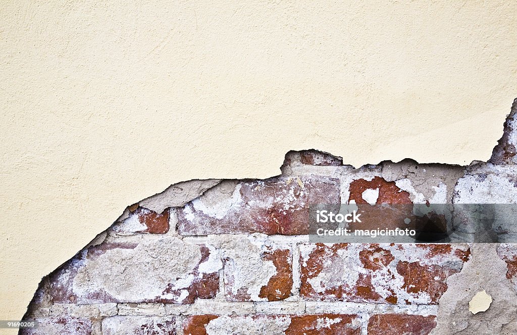 Mur de briques de Brocken - Photo de Abstrait libre de droits