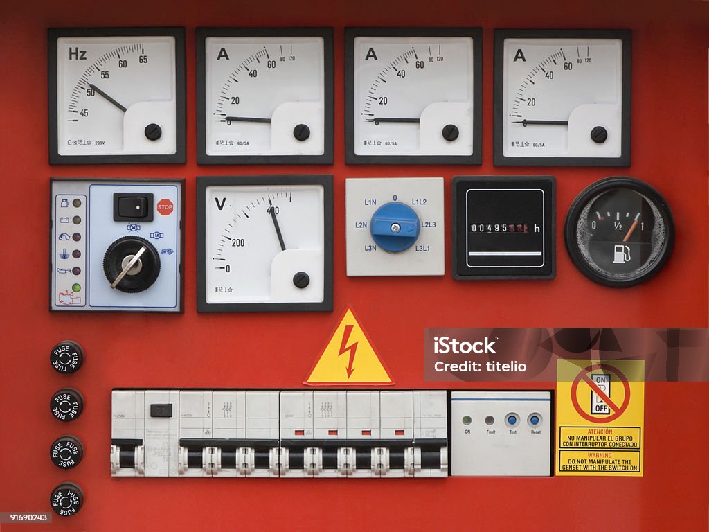 panel de Control - Foto de stock de Generadores libre de derechos