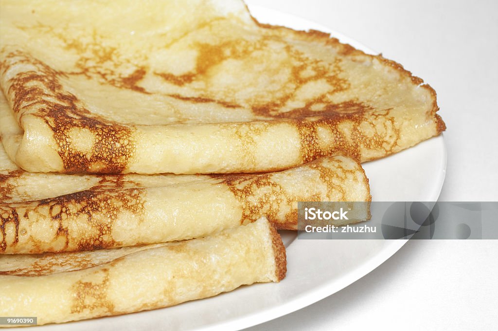 pancakes on the plate  Baked Stock Photo