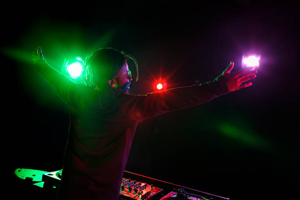istock club DJ with sound mixer 916911136
