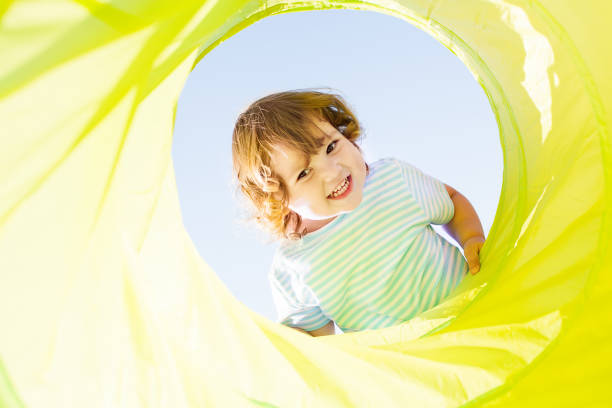 istock Little girl on the playground. 916914576