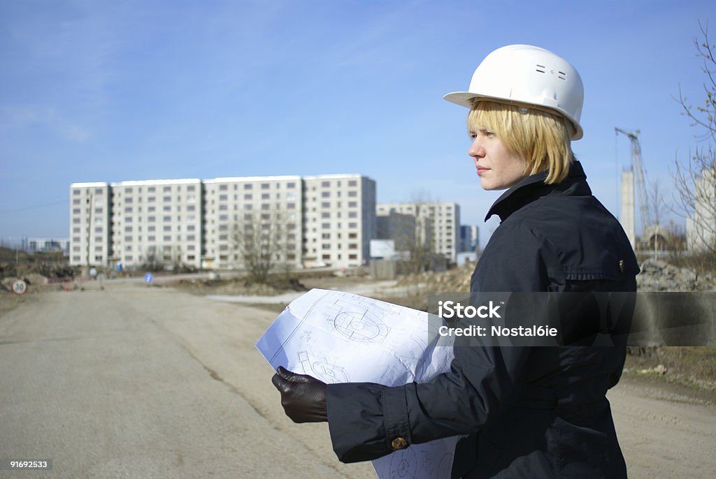 Frauen Architekt - Lizenzfrei Arbeit und Beschäftigung Stock-Foto