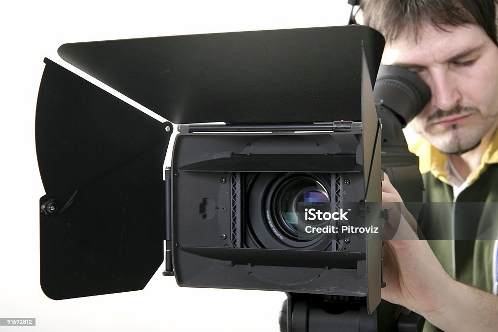 Supporto HD-videocamera - Foto stock royalty-free di Adulto