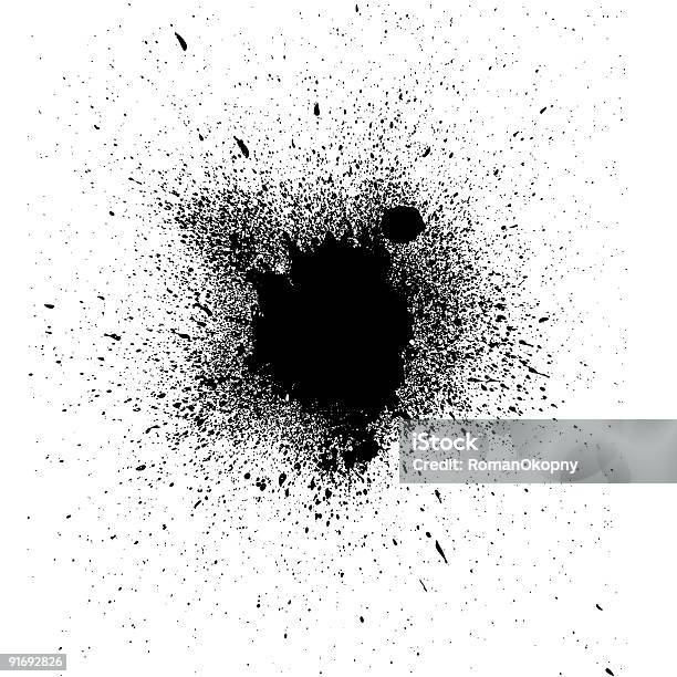 Blot - Stockowe grafiki wektorowe i więcej obrazów Abstrakcja - Abstrakcja, Atrament, Bez ludzi