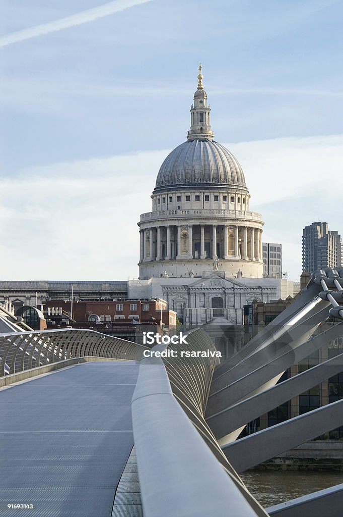 Saint Paul's Cathedral - Foto de stock de Londres - Inglaterra royalty-free