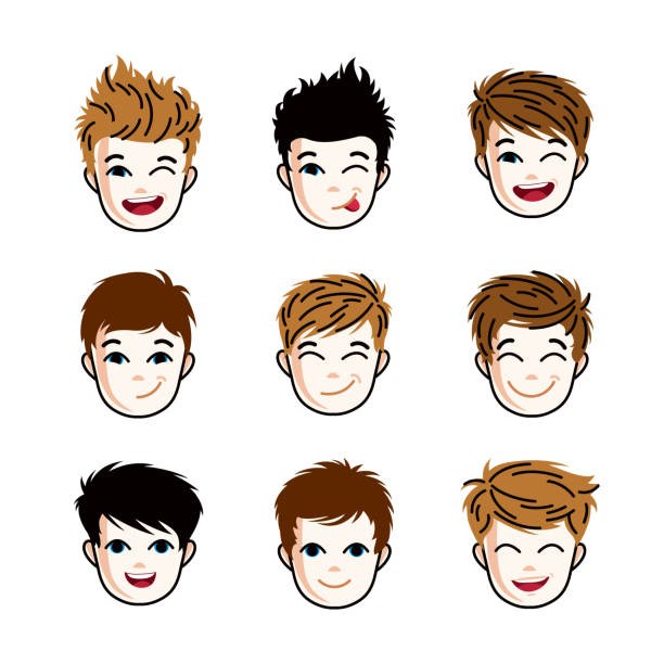131 Cartoon Of The Cute Boy Brown Hair Eyes Illustrations & Clip Art - iStock 131 Cartoon Of The Cute Boy Brown Hair Eyes Illustrations & Clip Art - iStock