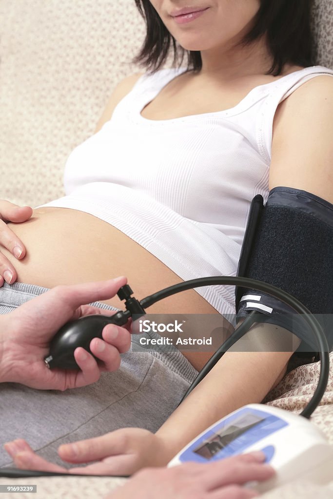 measurement of the blood pressure  Adult Stock Photo