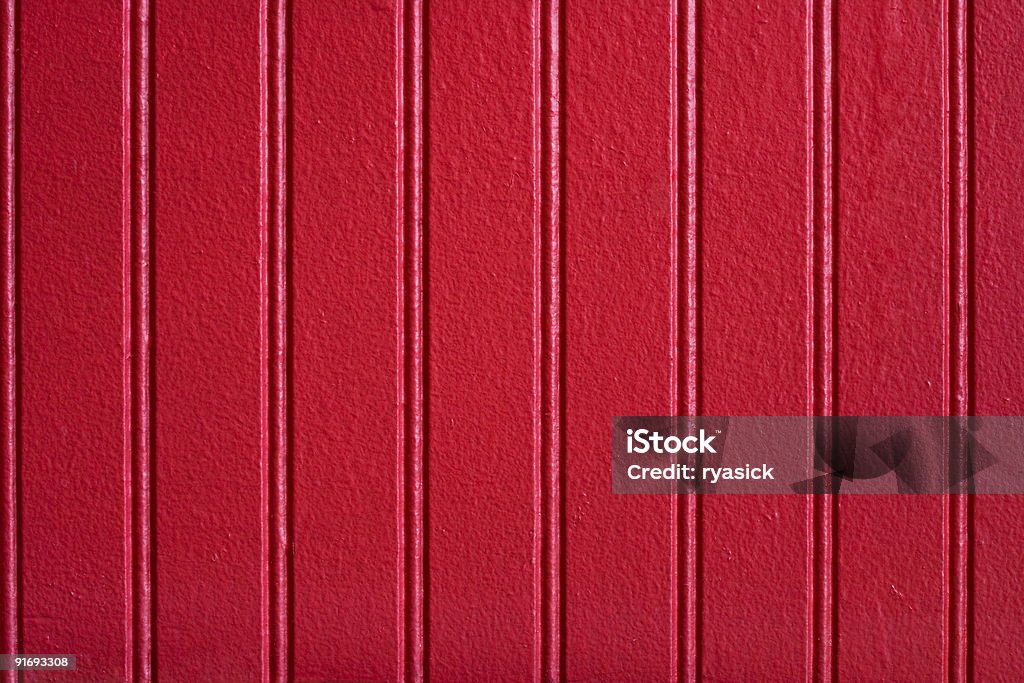 Red Wainscot Wall Board  Backgrounds Stock Photo