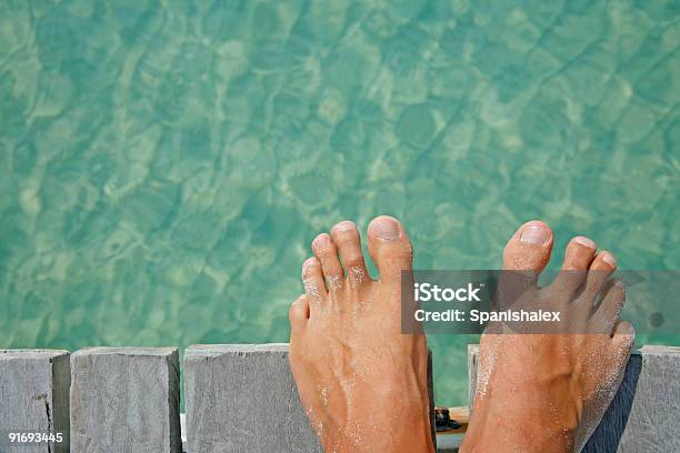 Foto de A Vida É Uma Praia Pés e mais fotos de stock de Adulto - Adulto, Azul, Azul Turquesa