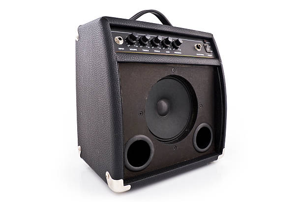 guitar amplifier stock photo