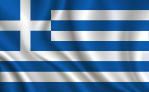 希臘國旗背景 - 希臘國旗 幅插畫檔、美工圖案、卡通及圖標