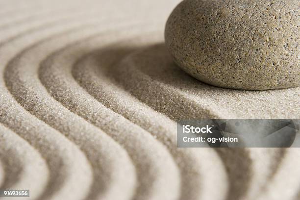Zen Stone Stock Photo - Download Image Now - Low Angle View, Rock Garden, Abstract